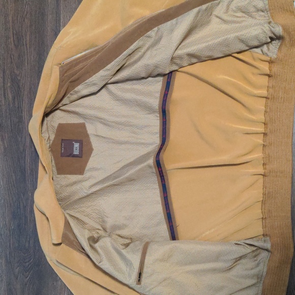 Buccino Men's Tan Suede Zip Up Collared Jacket (See Measurements in Desc… - Picture 9 of 12